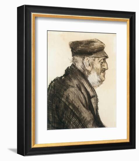 Orphan Man, Bust-Length-Vincent van Gogh-Framed Premium Giclee Print