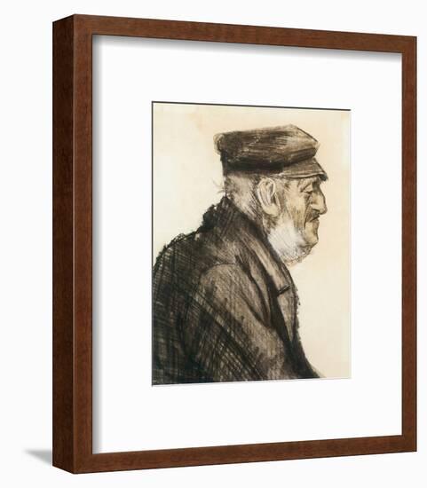 Orphan Man, Bust-Length-Vincent van Gogh-Framed Premium Giclee Print