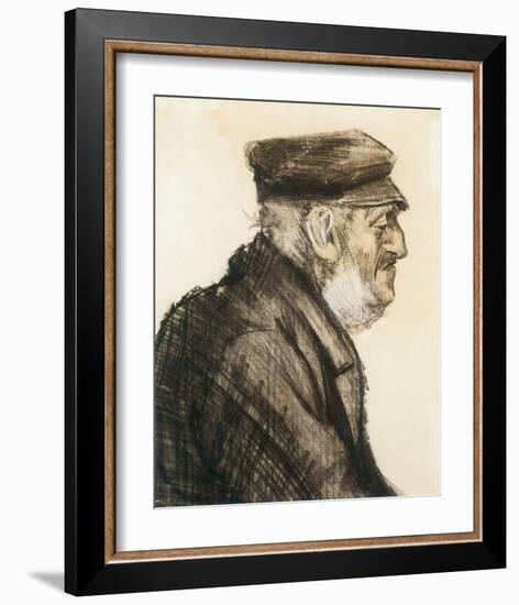 Orphan Man, Bust-Length-Vincent van Gogh-Framed Premium Giclee Print