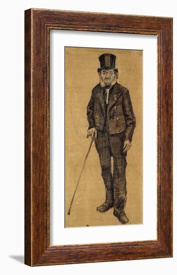 Orphan Man with Top Hat and Stick-Vincent van Gogh-Framed Art Print