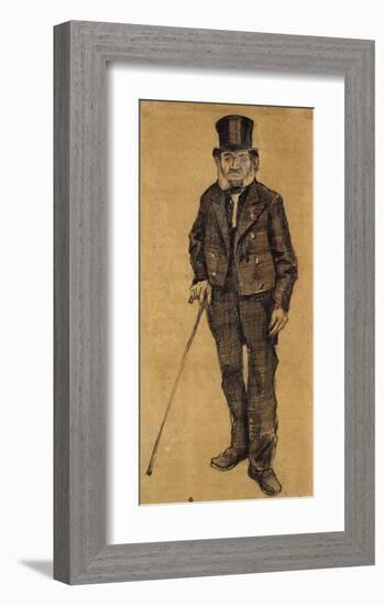 Orphan Man with Top Hat and Stick-Vincent van Gogh-Framed Art Print