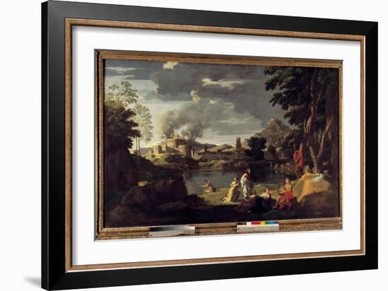 Orphee and Eurydice, 17Th Century (Oil on Canvas)-Nicolas Poussin-Framed Giclee Print