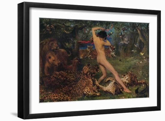 'Orpheus', 1896-John MacAllan Swan-Framed Giclee Print