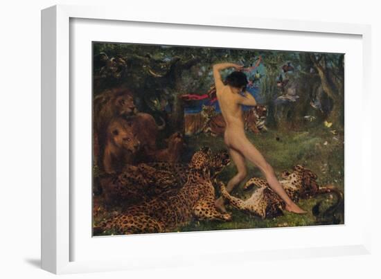 'Orpheus', 1896-John MacAllan Swan-Framed Giclee Print