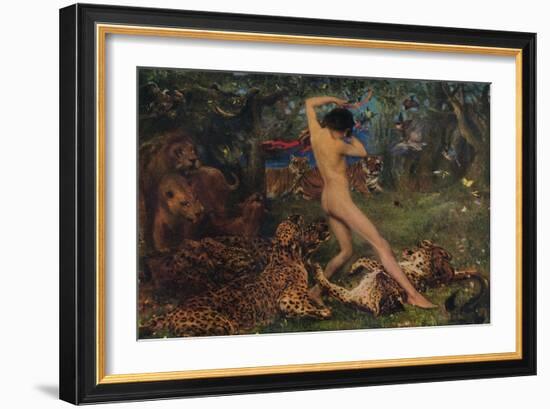 'Orpheus', 1896-John MacAllan Swan-Framed Giclee Print