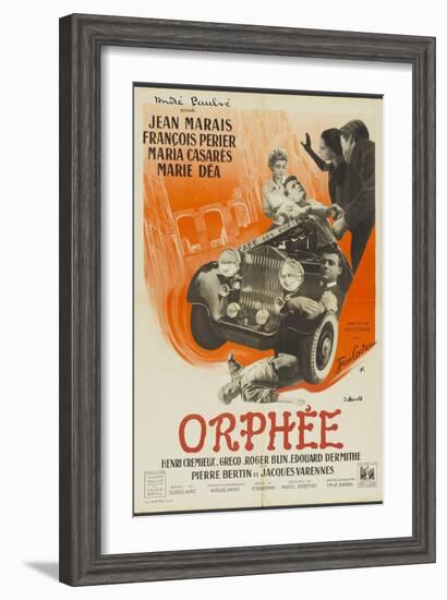 Orpheus, 1950 "Orphee" Directed by Jean Cocteau-null-Framed Giclee Print