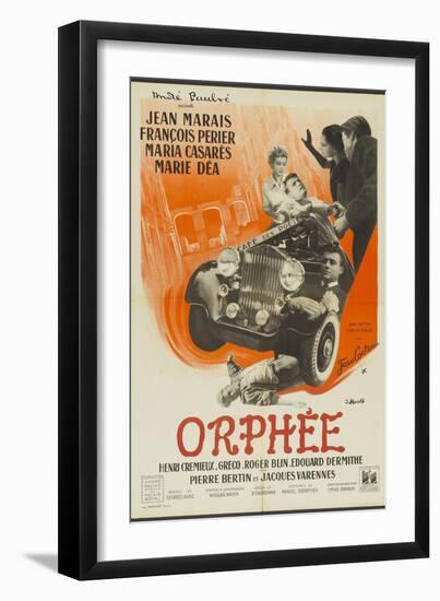 Orpheus, 1950 "Orphee" Directed by Jean Cocteau-null-Framed Giclee Print