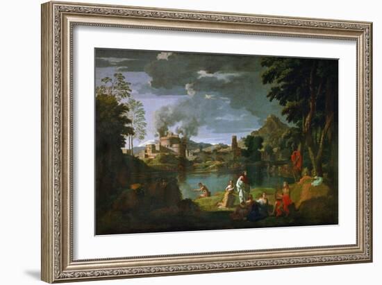 Orpheus and Euridice, circa 1659-Nicolas Poussin-Framed Giclee Print