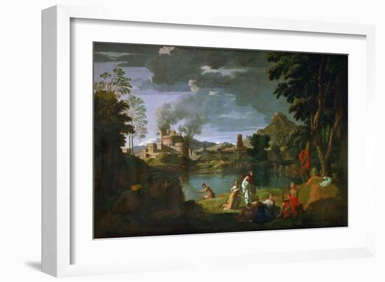 Orpheus and Euridice, circa 1659-Nicolas Poussin-Framed Giclee Print