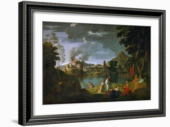 Orpheus and Euridice, circa 1659-Nicolas Poussin-Framed Giclee Print