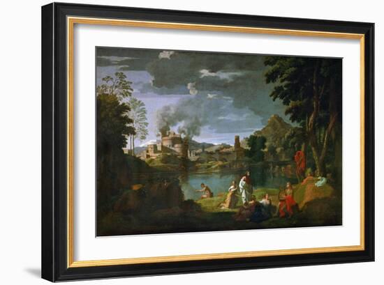 Orpheus and Euridice, circa 1659-Nicolas Poussin-Framed Giclee Print