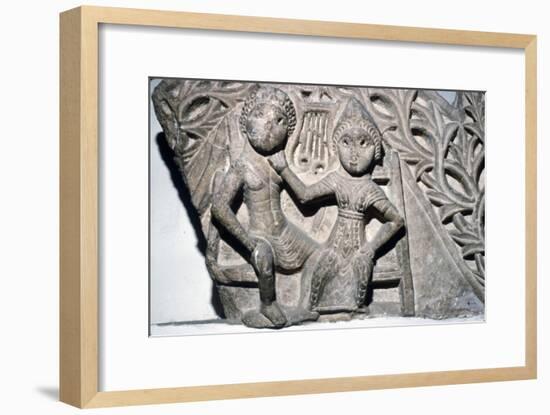 Orpheus and Euridyce, Beni-Souef, Egypt, 3rd century-Unknown-Framed Giclee Print