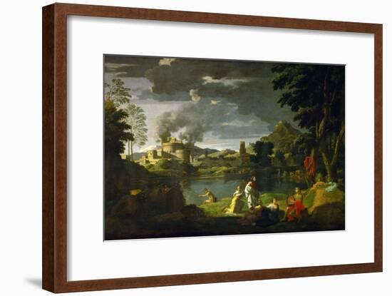 Orpheus and Eurydice, 1659-Nicolas Poussin-Framed Giclee Print