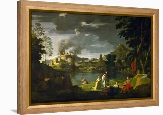 Orpheus and Eurydice, 1659-Nicolas Poussin-Framed Premier Image Canvas