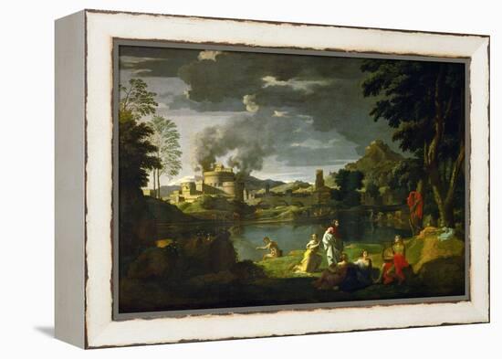 Orpheus and Eurydice, 1659-Nicolas Poussin-Framed Premier Image Canvas