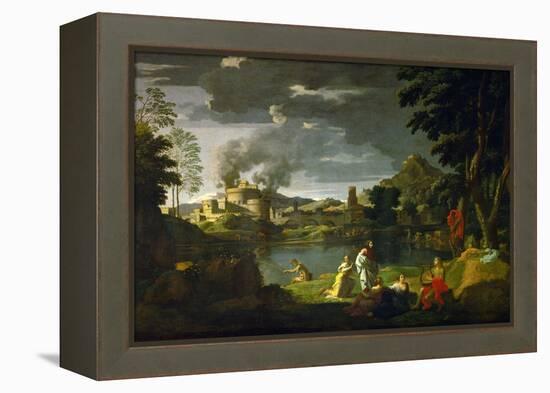 Orpheus and Eurydice, 1659-Nicolas Poussin-Framed Premier Image Canvas