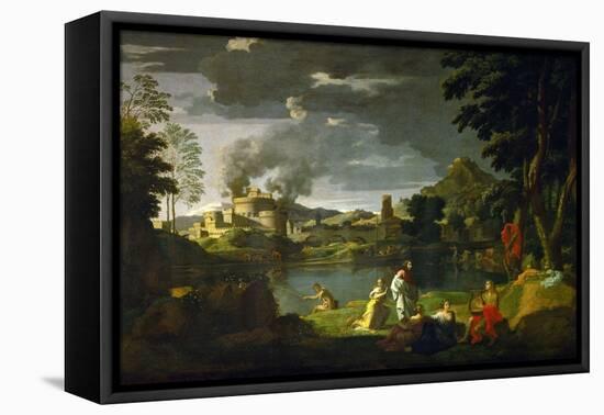 Orpheus and Eurydice, 1659-Nicolas Poussin-Framed Premier Image Canvas