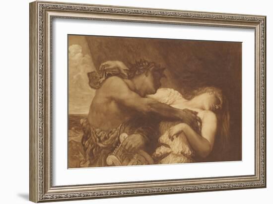 Orpheus and Eurydice, 1870-72-George Frederick Watts-Framed Giclee Print