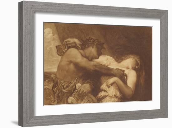 Orpheus and Eurydice, 1870-72-George Frederick Watts-Framed Giclee Print