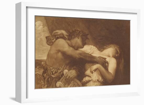 Orpheus and Eurydice, 1870-72-George Frederick Watts-Framed Giclee Print