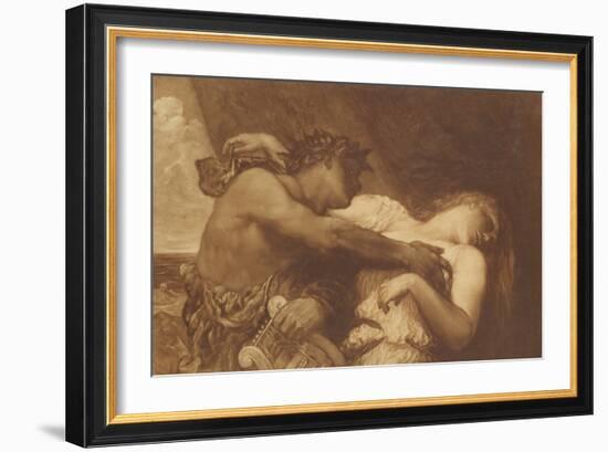 Orpheus and Eurydice, 1870-72-George Frederick Watts-Framed Giclee Print