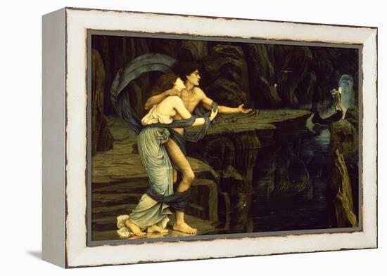 Orpheus and Eurydice on the Banks of the River Styx-John Roddam Spencer Stanhope-Framed Premier Image Canvas