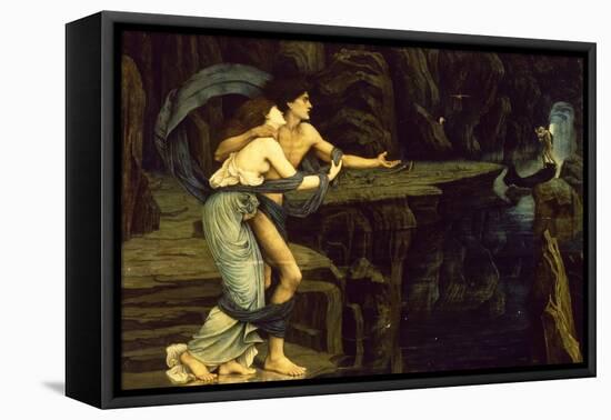 Orpheus and Eurydice on the Banks of the River Styx-John Roddam Spencer Stanhope-Framed Premier Image Canvas