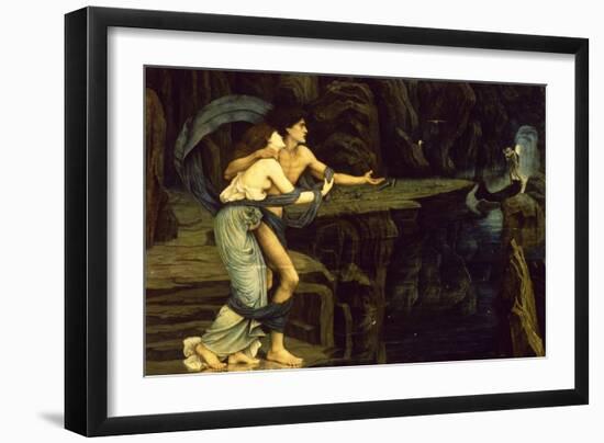 Orpheus and Eurydice on the Banks of the River Styx-John Roddam Spencer Stanhope-Framed Giclee Print