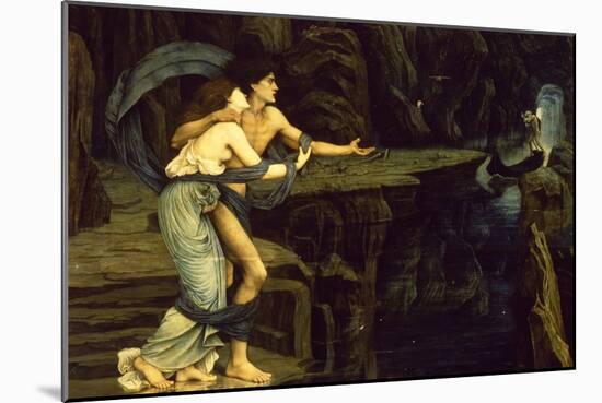 Orpheus and Eurydice on the Banks of the River Styx-John Roddam Spencer Stanhope-Mounted Giclee Print