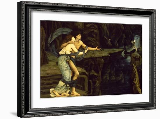 Orpheus and Eurydice on the Banks of the River Styx-John Roddam Spencer Stanhope-Framed Giclee Print