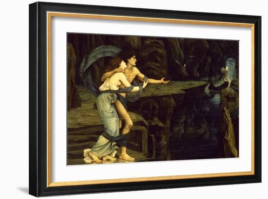 Orpheus and Eurydice on the Banks of the River Styx-John Roddam Spencer Stanhope-Framed Giclee Print