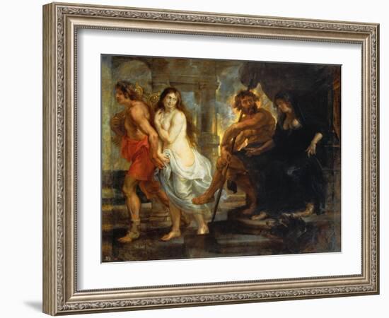 Orpheus and Eurydice-Peter Paul Rubens-Framed Giclee Print