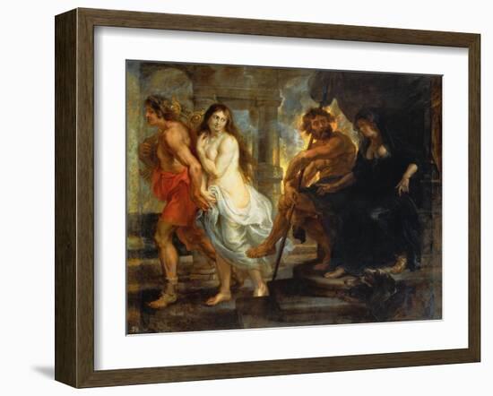 Orpheus and Eurydice-Peter Paul Rubens-Framed Giclee Print