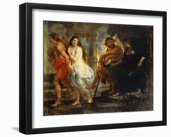 Orpheus and Eurydice-Peter Paul Rubens-Framed Giclee Print