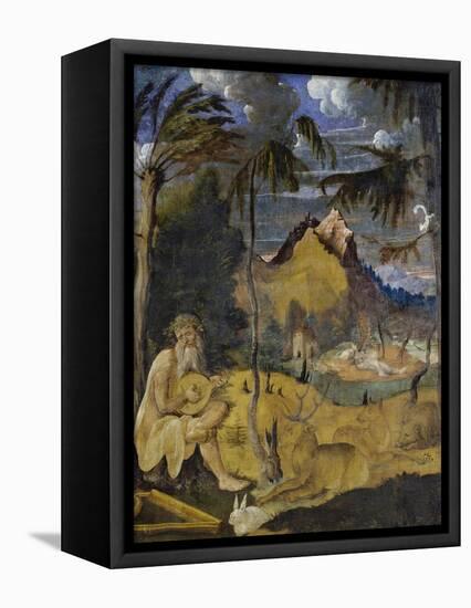 Orpheus and the Animals, 1519-Hans Leu-Framed Premier Image Canvas