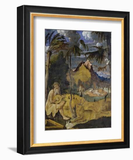 Orpheus and the Animals, 1519-Hans Leu-Framed Giclee Print