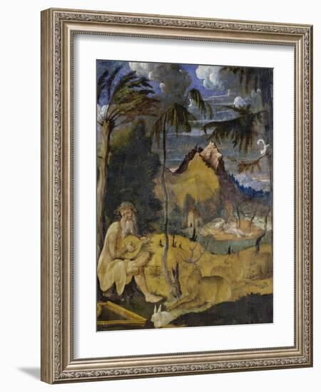 Orpheus and the Animals, 1519-Hans Leu-Framed Giclee Print