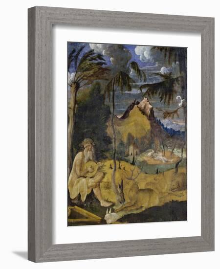 Orpheus and the Animals, 1519-Hans Leu-Framed Giclee Print