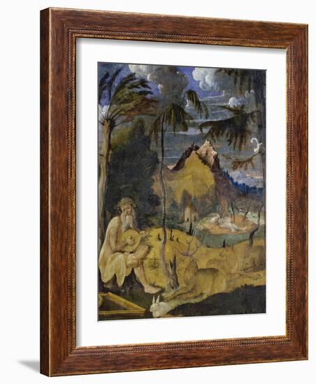 Orpheus and the Animals, 1519-Hans Leu-Framed Giclee Print