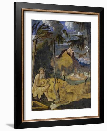 Orpheus and the Animals, 1519-Hans Leu-Framed Giclee Print