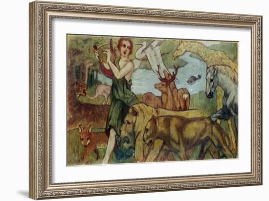 Orpheus and the Animals, 1907-Franz Marc-Framed Giclee Print