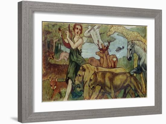 Orpheus and the Animals, 1907-Franz Marc-Framed Giclee Print