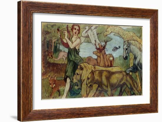 Orpheus and the Animals, 1907-Franz Marc-Framed Giclee Print