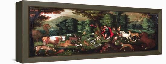 Orpheus and the Animals-Jacob Bouttats-Framed Premier Image Canvas