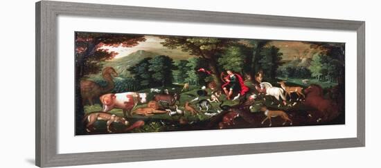 Orpheus and the Animals-Jacob Bouttats-Framed Giclee Print