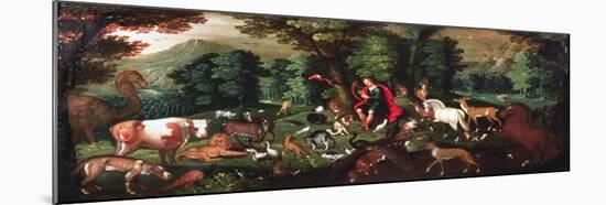 Orpheus and the Animals-Jacob Bouttats-Mounted Giclee Print