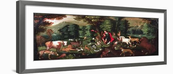 Orpheus and the Animals-Jacob Bouttats-Framed Giclee Print