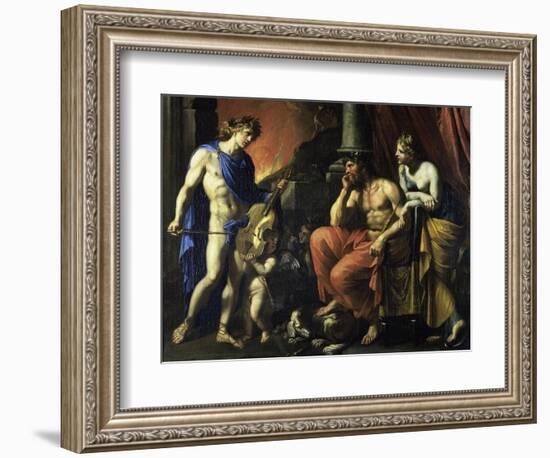 Orpheus Before Pluto-Francois Perrier-Framed Giclee Print