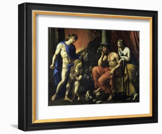 Orpheus Before Pluto-Francois Perrier-Framed Giclee Print