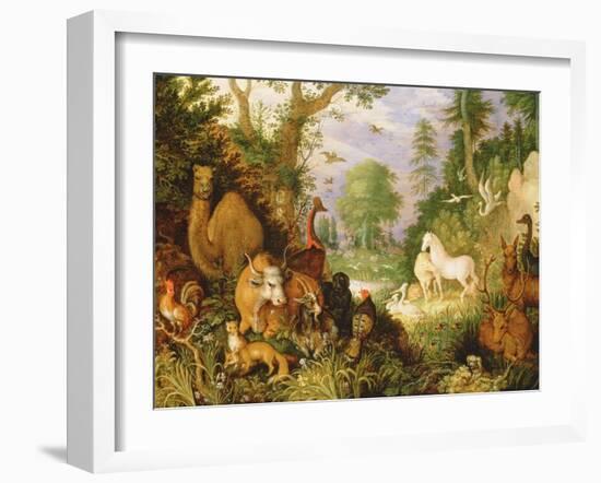 Orpheus Charming the Animals, C.1618-Roelandt Jacobsz. Savery-Framed Giclee Print